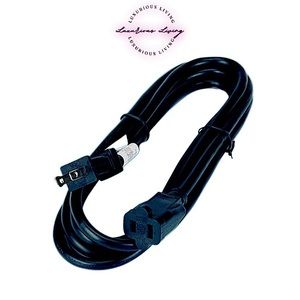 (2) Prime 8-ft Black Outdoor/Indoor Extension Cord